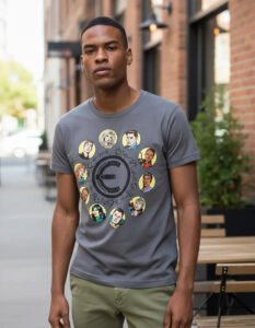 Playera Máscara De Látex Homo Immortalis Hombre