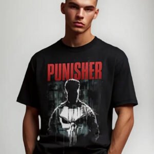 Playera Mascara De Latex Punisher Hombre