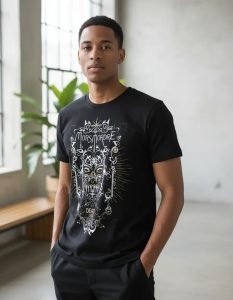Playera Máscara De Látex Mortífagos Hombre