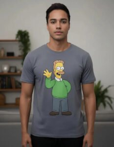 Playera Máscara De Látex Ned Flanders Hombre