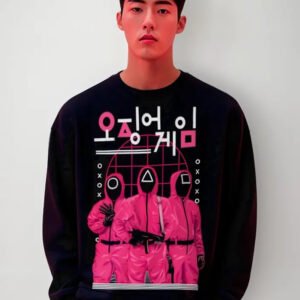 Pullover Máscara De Látex Juego Del Calamar Guardians Hombre