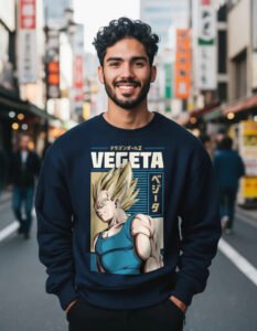 Pullover Máscara De Látex Vegeta Hombre