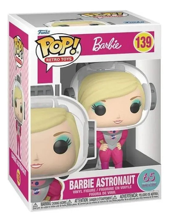 Funko Pop! Retro Toys Barbie Astronauta #139 Astronaut