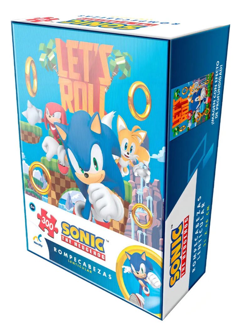 Rompecabezas Sonic Lenticular 300 Piezas Novelty