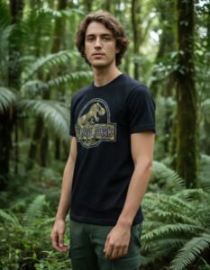 Playera Máscara De Látex Reptile Style! Hombre