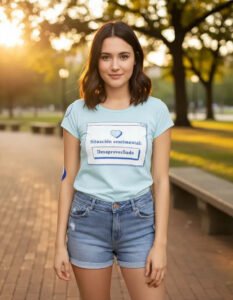 Playera Máscara De Látex Desaprovechada Mujer
