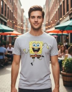 Playera Máscara De Látex Amistad Es Esponja Hombre