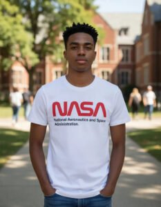 Playera Mascara De Latex Aeronautics And Space Mlvs Unisex