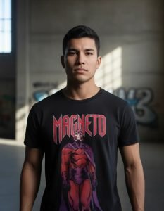 Playera Máscara De Látex Magneto Hombre