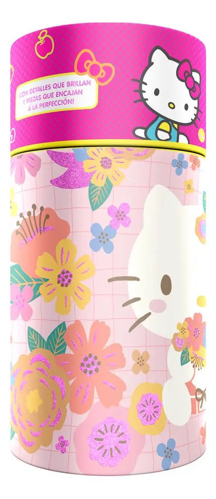 Rompecabezas Hello Kitty Infantil Cilindro 60 Pzs Novelty