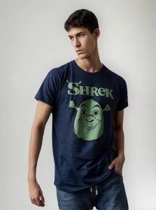 Playera Mascara De Latex Ogro Shrek Hombre
