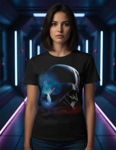 Playera Máscara De Látex El Destino De Anakin Mujer