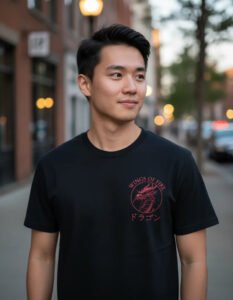 Playera Máscara De Látex Wings Of Fire Hombre