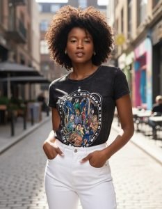 Playera Máscara De Látex Eternals Forever Mujer