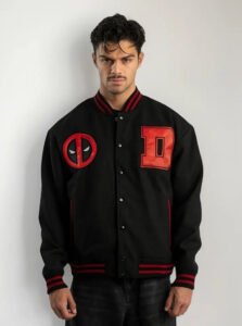 Varsity Jacket Máscara De Látex Marvel Deadpool Hombre