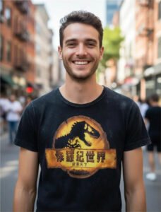 Playera Máscara De Látex Dominion Hombre