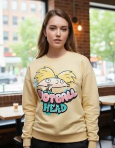 Pullover Máscara De Látex Footbal Head Mujer