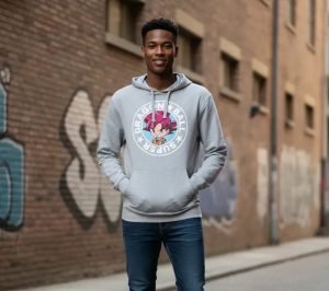 Hoodie Máscara De Látex Saiyan God Hombre