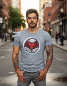 Playera Mascara De Látex Falcon Logo Hombre