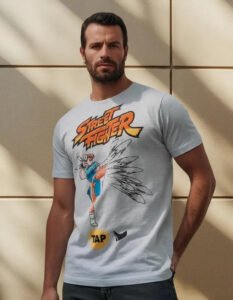Playera Máscara De Látex Lightning Kick Hombre