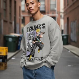 Pullover Máscara De Látex Dragon Ball Trunks Hombre