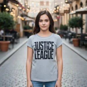 Playera Máscara De Látex Justice League Mujer