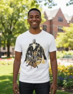 Playera Mascara De Latex Justice Society Hombre