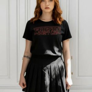 Playera Máscara De Látex Friends Don't Lie Mujer Mlst Mujer