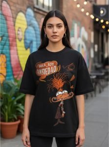 Playera Máscara De Látex Ansiedad Mujer