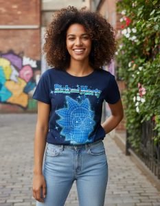 Playera Máscara De Látex Ricksthetic Mujer