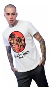 Playera Mascara De Látex Ataque Acorazado Hombre