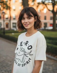 Playera Máscara De Látex Zero Mujer