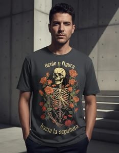 Playera Máscara De Látex Hasta La Sepultura Hombre