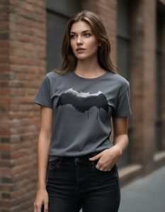 Playera Máscara De Látex Jl Batman Mujer