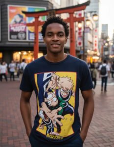 Playera Mascara De Látex Boku No Hero Hombre