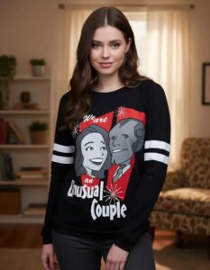 Pullover Máscara De Látex An Unusual Couple Mujer