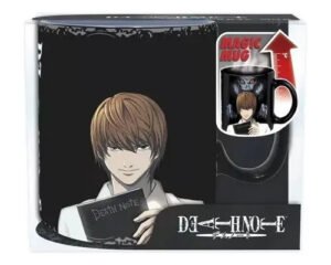 Taza Mágica Death Note L Y Light Negro 460 Ml Cerámica Abystyle