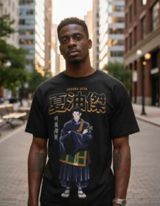 Playera Máscara De Látex Controlado Por Kenjaku Hombre