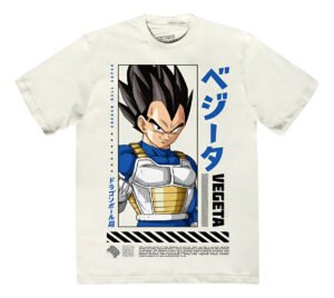 Playera Máscara De Látex Dragon Ball Vegeta Hombre