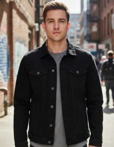 Jacket Máscara De Látex Bttf Denim Jacket Hombre