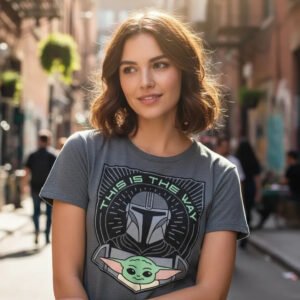 Playera Máscara De Látex This Is The Way Mujer