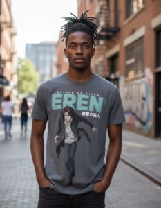 Playera Máscara De Látex Eren, The Final Season Hombre