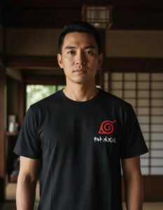 Playera Máscara De Látex Naruto Heróes De Konoha Hombre