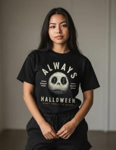 Playera Máscara De Látex Don T Forget To Scare Mujer