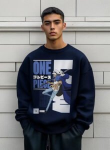 Pullover Máscara De Látex One Piece Law Hombre