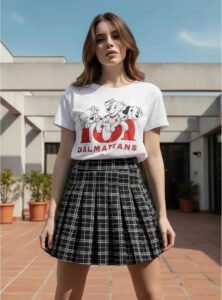 Playera Mascara De Látex 101 Dalmatians Mujer