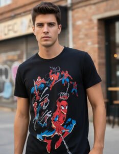 Playera Máscara De Látex Spidey Evolution Hombre