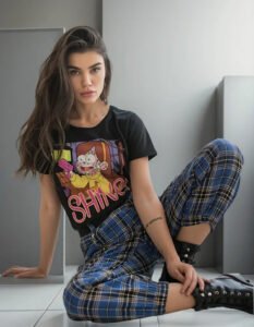 Playera Máscara De Látex Shine! Mujer