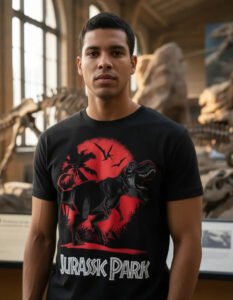 Playera Mascara De Látex Tyrannosaurus Rex Hombre