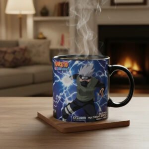 Taza De Ceramica Termocromatica: Naruto Shippuden - Kakashi